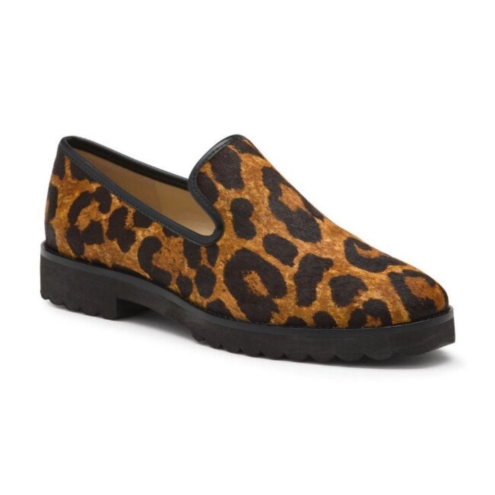 WOMENS KARL LAGERFELD IMANI HAIRCALF LOAFERS 5.5